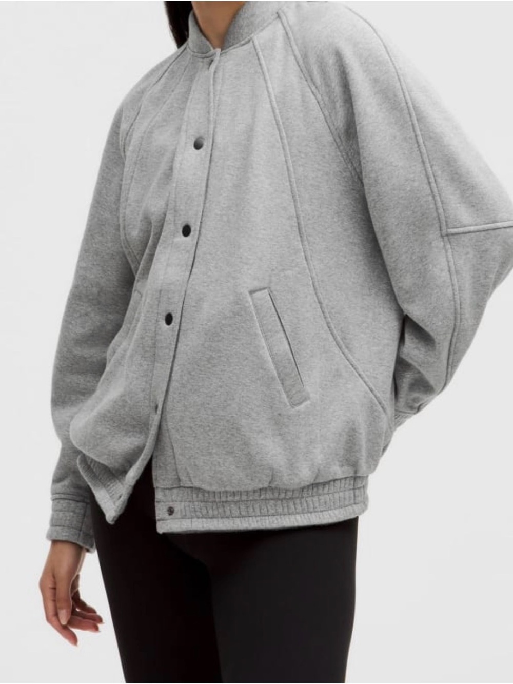 Lululemon Scuba Oversized Varsity Jacket Plush